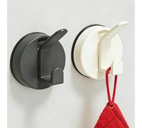 ATEWEITA crochet ventouse sans perçage, porte serviette | sans percer salle de bain douche cuisine, ventouse réutilisable pour camping car cuisine famille