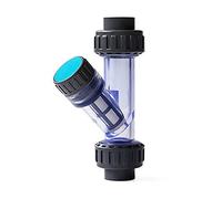 ATEYC Filtre De Type Y, Réservoir De Poisson De Poisson UPVC Transparent Connecteur De Tuyau PVC Connecteur D'irrigation Filtres D'arrosage De Jardin Joints 1PC (Size : Inner dia 63mm)