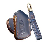 ATFIGII Coque de clé de Voiture Compatible avec VW Golf 8 Tiguan ID.3 ID.4 Compatible avec Seat Leon Cupra Protège clé Porte clé B Bleu