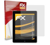 atFoliX 2x Film Protection d'écran pour Apple iPad 4 / 3 / 2 mat&antichoc