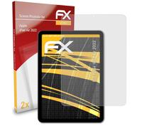 atFoliX 2x Film Protection d'écran pour Apple iPad Air 2022 mat&antichoc