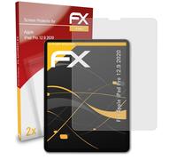 atFoliX 2x Film Protection d'écran pour Apple iPad Pro 12.9 2020 mat&antichoc