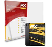 atFoliX Protecteur d'écran compatible avec Apple iPad Pro 13 2024 Film Protection d'écran, antiréfléchissant et absorbant les chocs FX Film Protecteur (2X)