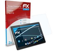 atFoliX 2x Film Protection d'écran pour Lenovo Tab P10 Protecteur d'écran clair