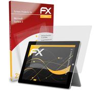 atFoliX 2x Film Protection d'écran pour Microsoft Surface 3 mat&antichoc