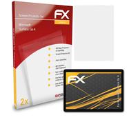 atFoliX 2x Film Protection d'écran pour Microsoft Surface Go 4 mat&antichoc
