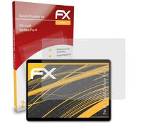 atFoliX 2x Film Protection d'écran pour Microsoft Surface Pro X mat&antichoc