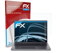 atFoliX 2x Protecteur d'écran pour Acer Swift Go 16 SFG16-71 clair
