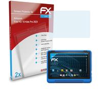 atFoliX 2x Protecteur d'écran pour Amazon Fire HD 10 Kids Pro 2023 clair