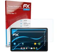 atFoliX 2x Protecteur d'écran pour Amazon Fire Max 11 clair