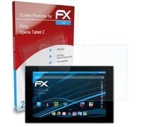 atFoliX 2x Protecteur d'écran pour Sony Xperia Tablet Z clair