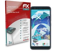atFoliX Protecteur d'écran compatible avec Asus ZenFone Max Plus M1 Film Protecteur, ultra clair et flexible FX Film Protection d'écran (3X)