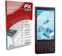 atFoliX 3x Écran protecteur pour Blackberry Key2 LE clair&flexible