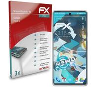 atFoliX 3x Écran protecteur pour Google Pixel 6 clair&flexible