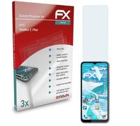 atFoliX 3x Écran protecteur pour HTC Wildfire E Plus clair&flexible