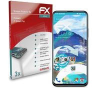 atFoliX 3x Écran protecteur pour Huawei P Smart Pro clair&flexible