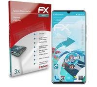atFoliX Protecteur d'écran compatible avec Huawei P30 Pro Film Protecteur, ultra clair et flexible FX Film Protection d'écran (3X)