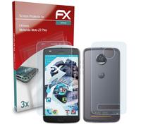 atFoliX 3x Écran protecteur pour Lenovo Motorola Moto Z2 Play clair&flexible