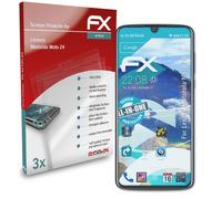 atFoliX 3x Écran protecteur pour Lenovo Motorola Moto Z4 clair&flexible