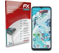 atFoliX 3x Écran protecteur pour Motorola Moto E20 clair&flexible