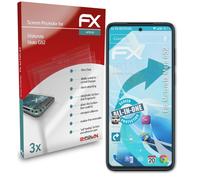 atFoliX 3x Écran protecteur pour Motorola Moto G52 clair&flexible