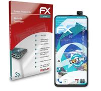 atFoliX 3x Écran protecteur pour Motorola One Hyper clair&flexible