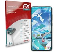 atFoliX Protecteur d'écran compatible avec Samsung Galaxy S21 FE Film Protecteur, ultra clair et flexible FX Film Protection d'écran (3X)