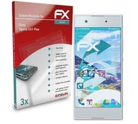 atFoliX 3x Écran protecteur pour Sony Xperia XA1 Plus clair&flexible