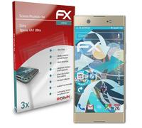 atFoliX 3x Écran protecteur pour Sony Xperia XA1 Ultra clair&flexible