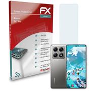 atFoliX Protecteur d'écran compatible avec Xiaomi 14T Pro Film Protecteur, ultra clair et flexible FX Film Protection d'écran (3X)