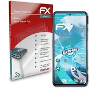 atFoliX 3x Écran protecteur pour Xiaomi Black Shark 4 Pro clair&flexible