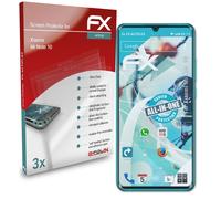 atFoliX 3x Écran protecteur pour Xiaomi Mi Note 10 clair&flexible