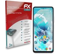 atFoliX 3x Écran protecteur pour Xiaomi Redmi Note 11T Pro Plus clair&flexible