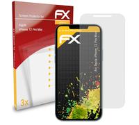 atFoliX 3x Film Protection d'écran pour Apple iPhone 12 Pro Max mat&antichoc