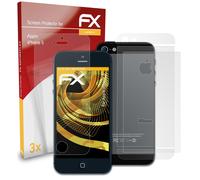 atFoliX 3x Film Protection d'écran pour Apple iPhone 5 mat&antichoc