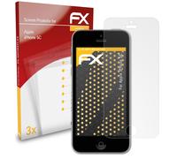 atFoliX 3x Film Protection d'écran pour Apple iPhone 5C mat&antichoc