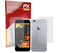 atFoliX 3x Film Protection d'écran pour Apple iPhone 6 mat&antichoc