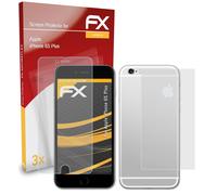 atFoliX 3x Film Protection d'écran pour Apple iPhone 6S Plus mat&antichoc