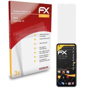atFoliX 3x Film Protection d'écran pour Asus ZenFone 10 mat&antichoc