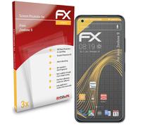 atFoliX 3x Film Protection d'écran pour Asus Zenfone 9 mat&antichoc