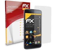 atFoliX 3x Film Protection d'écran pour Blackberry DTEK50 mat&antichoc
