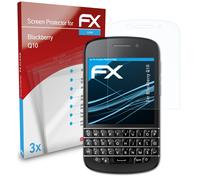 atFoliX 3x Film Protection d'écran pour Blackberry Q10 Protecteur d'écran clair