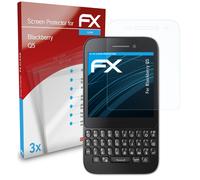 atFoliX 3x Film Protection d'écran pour Blackberry Q5 Protecteur d'écran clair