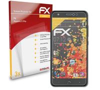 atFoliX 3x Film Protection d'écran pour bq Aquaris X Pro mat&antichoc