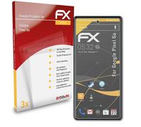 atFoliX 3x Film Protection d'écran pour Google Pixel 6a mat&antichoc