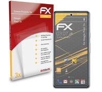 atFoliX 3x Film Protection d'écran pour Google Pixel 7a mat&antichoc
