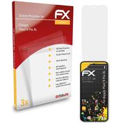 atFoliX 3x Film Protection d'écran pour Google Pixel 9 Pro XL mat&antichoc