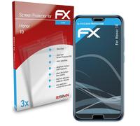 atFoliX 3x Film Protection d'écran pour Honor 10 Protecteur d'écran clair