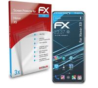 atFoliX 3x Film Protection d'écran pour Honor X9 Protecteur d'écran clair