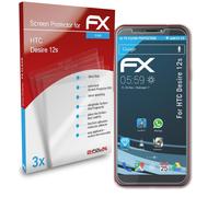 atFoliX 3x Film Protection d'écran pour HTC Desire 12s Protecteur d'écran clair